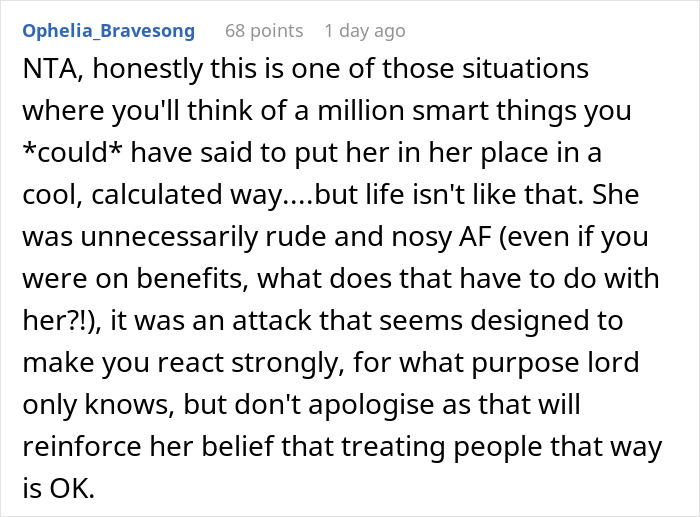 Woman Meets Fellow Mom From Kid&rsquo;s School, First Instinct Is To Berate Her For Being A &ldquo;Scrounger&rdquo; And &ldquo;On Benefits&rdquo;