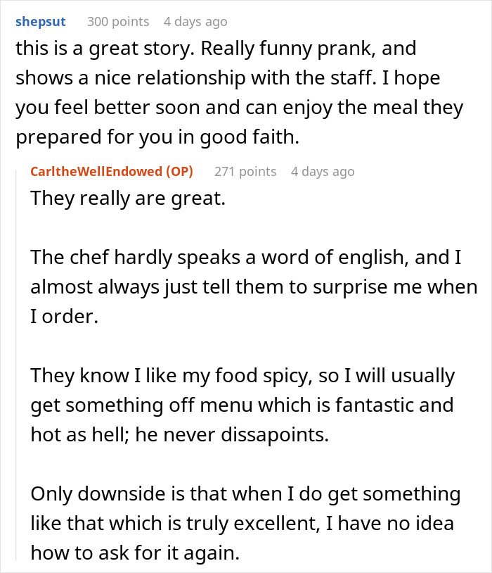 Chef Maliciously Complies, Pranking Customer Who Wanted His Meal As Spicy As If The Chef Hated Him