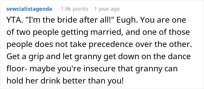 "I Am The Bride After All": Woman Doesn't Want Fianc&eacute;'s Grandma At Her Wedding, Starts A Drama
