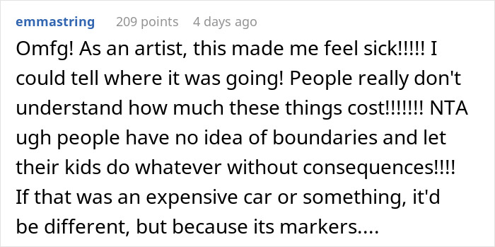 Brother-In-Law&rsquo;s Kids Ruin $375 Worth Of Art Supplies, He Refuses To Take The Blame, So He Gets Sued