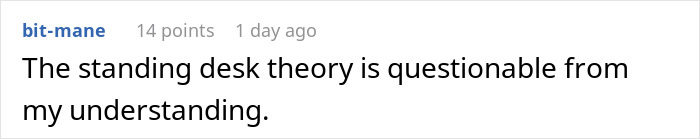 Boss Gloats To 6 Employees Over Newly Bought Standing Desk, They Can Only Stare In Disbelief When He Tells Them They Aren’t Getting Any Boss Gloats To 6 Employees Over Newly Bought Standing Desk, They Can Only Stare In Disbelief When He Tells Them They Aren’t Getting Any