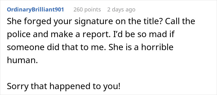 Guy Finds Out GF Secretly Sold The Car That Was In His Family For Generations, Dumps Her, Sues Her, And Gets His Car Back