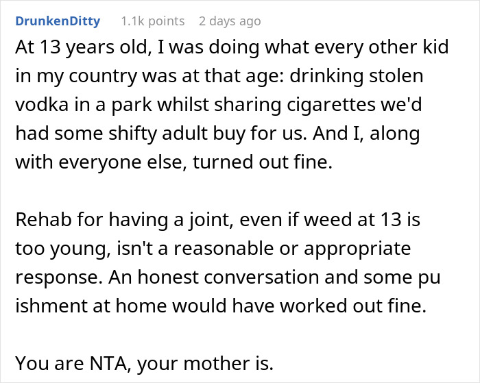 Mom Sent Her Son To Rehab When He Was 13, Claims She Saved His Life Years After, So He Calls Her Out Mom Sent Her Son To Rehab When He Was 13, Claims She Saved His Life Years After, So He Calls Her Out