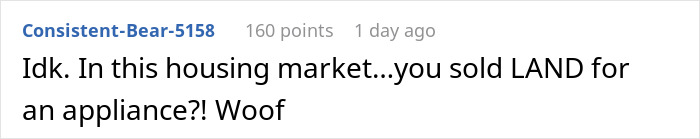 "My Neighbor Built A Shed Right On My Property Line. My Wife Got A New Refrigerator"