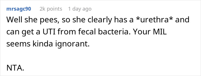 Guy Asks If He&rsquo;s A Jerk For Getting In A Fight With His MIL About His Daughter Having &ldquo;Real&rdquo; Private Parts