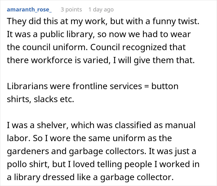 Management Refuse To Listen To Worker&rsquo;s Concerns Over New Uniform, She Watches As Things Gloriously Fall Apart