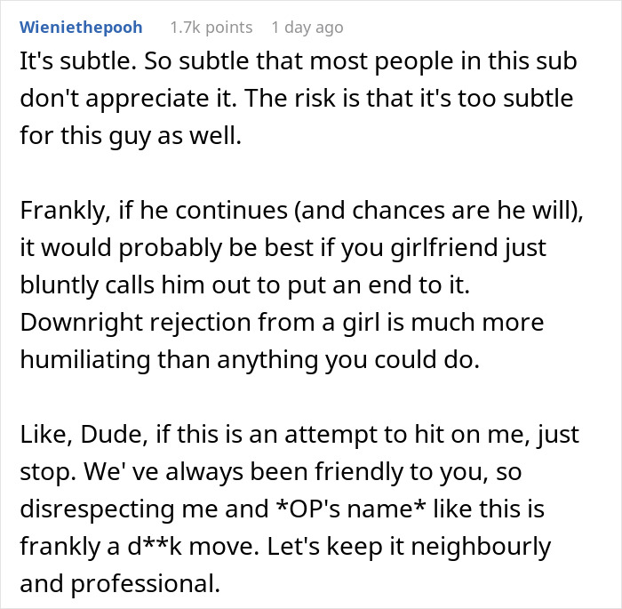 "A Lovely Gift For The Guy Hitting On My Partner": People Are Loving This Guy's Delightfully Evil Revenge On A Neighbor Who Wouldn't Leave His GF Alone