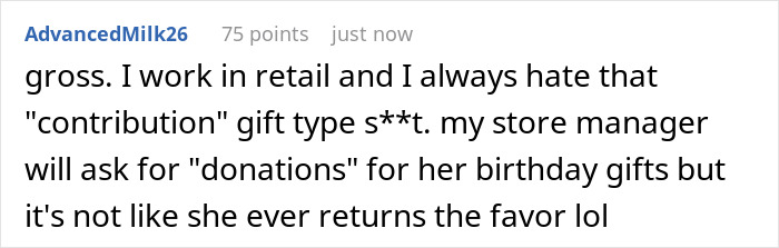 &ldquo;I&rsquo;ll Just Simply Say No&rdquo;: Guy Is Furious For Being Asked To Contribute To Birthday Gifts At Work Despite Never Getting A Gift Himself