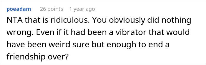“She Is Angry I Let Her Turn It On In Front Of Her Husband”: Woman Gets Thrown Out Of Friend’s Home Over “Offensive” Gift “She Is Angry I Let Her Turn It On In Front Of Her Husband”: Woman Gets Thrown Out Of Friend’s Home Over “Offensive” Gift