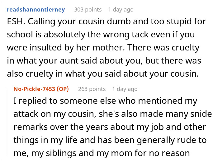 Plastic Surgeon Has Enough Of Aunt Bashing Her Profession And Idolizing Her Nurse Daughter, Viciously Mocks Both Of Them