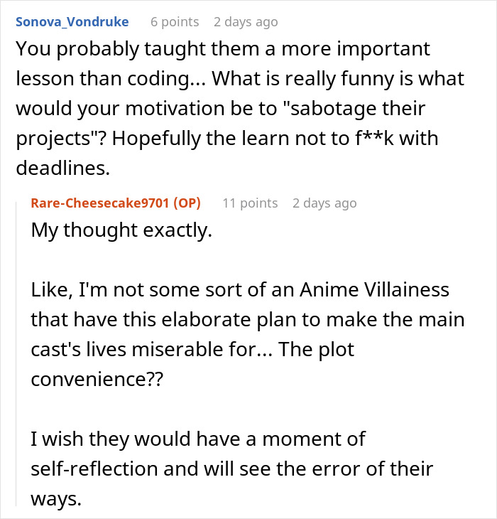 “Tough Luck, Kids”: Teacher Washes Her Hands Off Helping Students Meet The Deadline, They Don’t And They’re Not Happy “Tough Luck, Kids”: Teacher Washes Her Hands Off Helping Students Meet The Deadline, They Don’t And They’re Not Happy