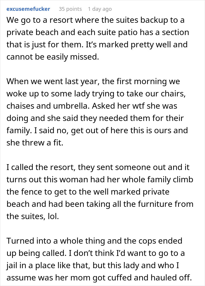 Woman Watches Chaos Ensue After Taking Towels Off Every Lounge Chair In Petty Revenge