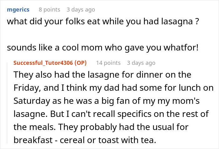 &ldquo;You Want Lasagne? Okay&rdquo;: Mom Maliciously Complies, Daughter Doesn&rsquo;t Eat Her Favorite Dish For 2 Years After That