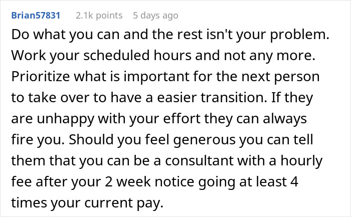 &ldquo;Everything Is Urgent And Panicked&rdquo;: Man Puts In 2-Week Notice, Toxic Management Puts Months Of Work On His Desk Instead
