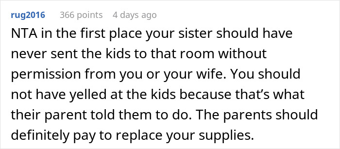 Brother-In-Law&rsquo;s Kids Ruin $375 Worth Of Art Supplies, He Refuses To Take The Blame, So He Gets Sued