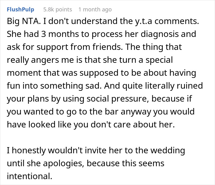 Woman Bursts Into Tears After Revealing Her Diagnosis At Friend's Bachelorette Party, Gets Fired As A Bridesmaid