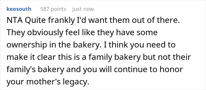 This Guy Was Named After His Late Parents' Bakery, So He Flatly Refuses To Rename It On MIL's Persistent Demands