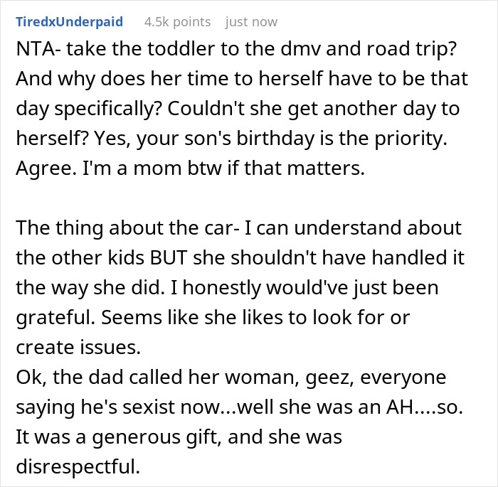 Birthday Surprise Turns Into Family Drama After This Mom Creates A Scene About Grandfather Gifting Her 16 Y.O. A Car Birthday Surprise Turns Into Family Drama After This Mom Creates A Scene About Grandfather Gifting Her 16 Y.O. A Car