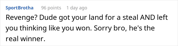 "My Neighbor Built A Shed Right On My Property Line. My Wife Got A New Refrigerator"