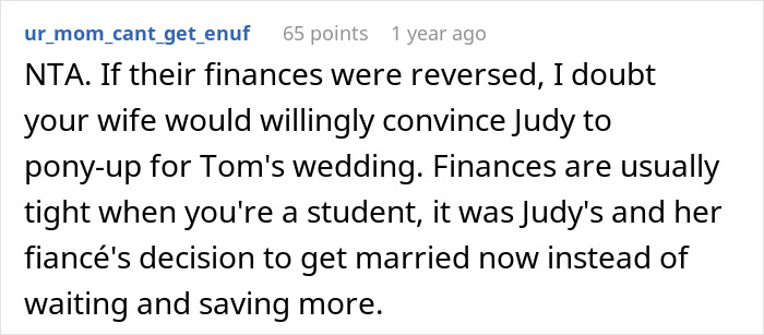 "It's Absurd": Dad Refuses To Ask Son To Fund Stepdaughter's Wedding, Family Drama Ensues "It's Absurd": Dad Refuses To Ask Son To Fund Stepdaughter's Wedding, Family Drama Ensues