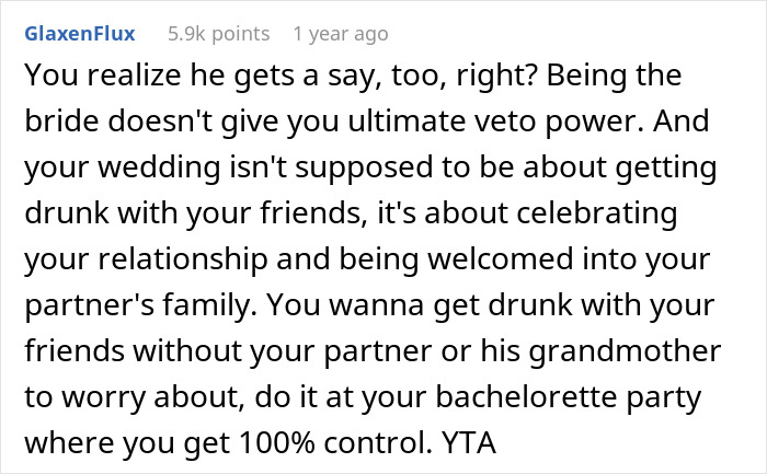 "I Am The Bride After All": Woman Doesn't Want Fianc&eacute;'s Grandma At Her Wedding, Starts A Drama