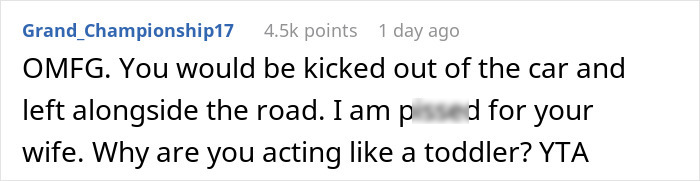 Inconsiderate Husband Wakes Up Wife After Her Tiring Drive To Amuse Him During His Driving Shift, Asks If He Was Wrong To Do So