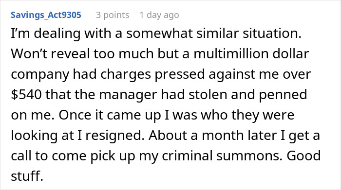 Employee Gets Fired, So She Just Goes Home, Boss Calls The Police On Her After Realizing $30k Of Goods Went Missing But Ends Up Looking Like A Fool