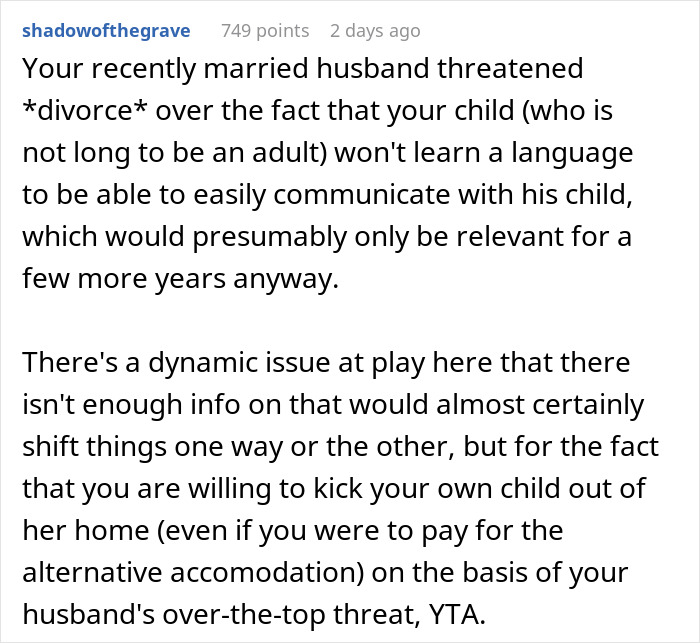 Mom Is Lost And Confused After Her Daughter Refuses To Learn Sign Language And Her Husband Threatens Divorce
