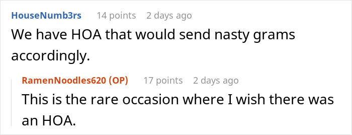Woman Executes Masterclass In Petty Revenge After Neighbors Keep Placing Their Trash Can In Front Of Her Garage For 1.5 Years