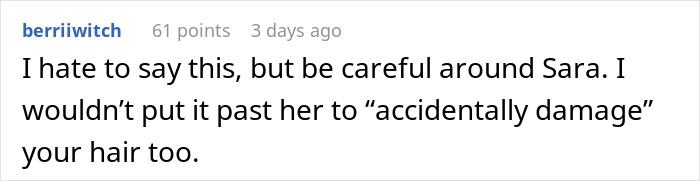 Woman Refuses To Cut Her Hair Short Just Because Her Niece Is Jealous Of It Woman Refuses To Cut Her Hair Short Just Because Her Niece Is Jealous Of It