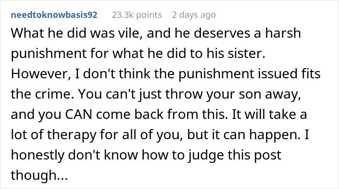 "I Don't Think Our Relationship Can Recover From This": Mom Sends Son Away After He Exposes Sister's Secret To Entire School "I Don't Think Our Relationship Can Recover From This": Mom Sends Son Away After He Exposes Sister's Secret To Entire School