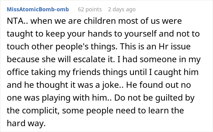 "[It's] Disrespectful And A Violation Of Privacy": Extremely-Intrusive Coworker Is Scolded By A Woman In Front Of The Entire Office