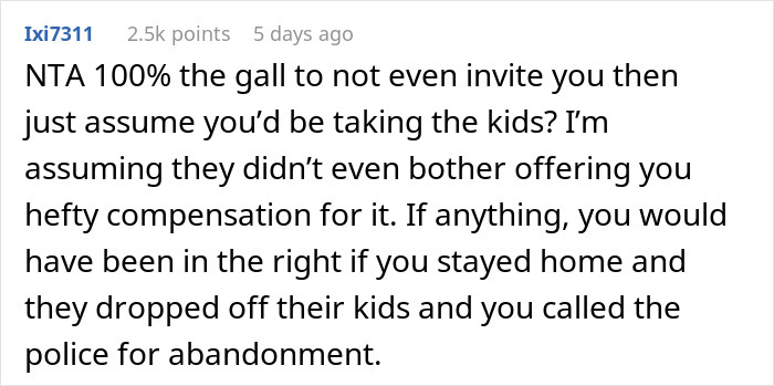 Family Plans A Cruise Without Telling One Cousin, Hoping She Will Watch All Of Their Kids, Are Furious When It's Time To Go And She's Not Home