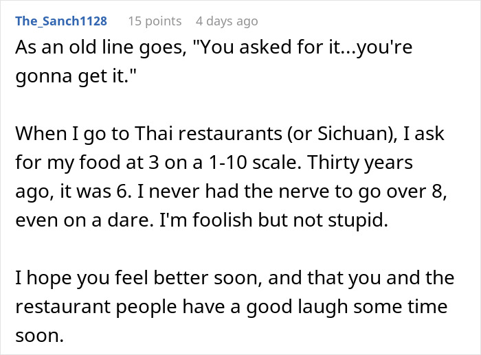 Chef Maliciously Complies, Pranking Customer Who Wanted His Meal As Spicy As If The Chef Hated Him