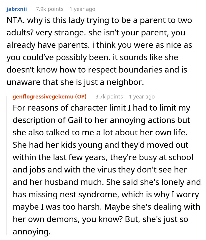 "Are Your Parents Home, I'd Like To Say Hi": Neighbor Assumes New Couple Are Kids, Starts Treating Them Like It