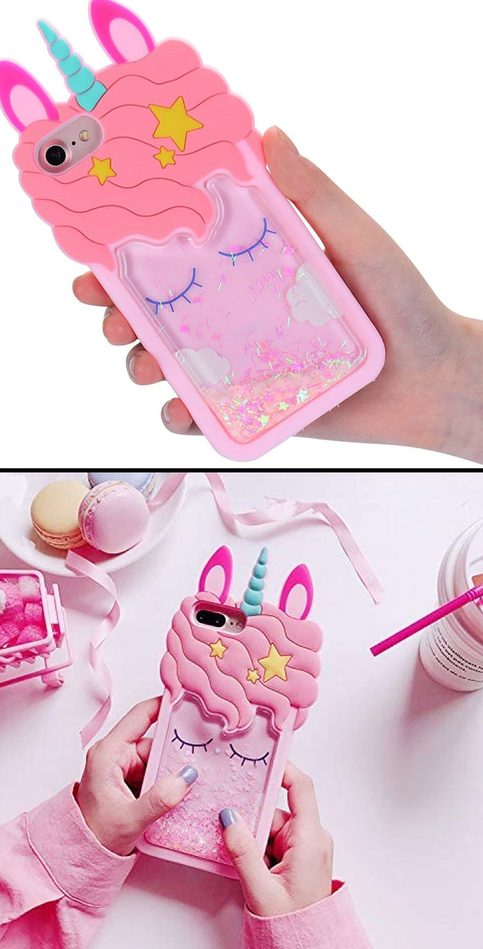 Cute Unicorn Bling Case