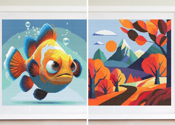 My 20 Cross Stitch Patterns, Ideas For Your Creativity