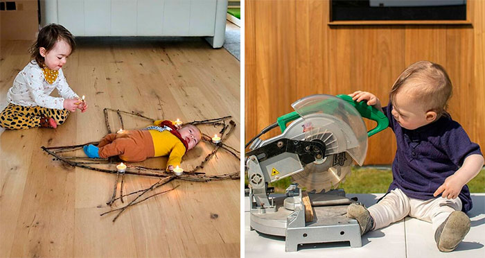 Every Time This Mom Asks If Her Kids Are OK While Their Dad Is Watching Them, He Sends Her These Hilarious Pics (50 New Pics)