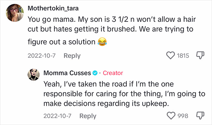 Mom Cuts Her Toddler’s Hair Off Because She Doesn’t Want To Brush It Anymore Mom Cuts Her Toddler’s Hair Off Because She Doesn’t Want To Brush It Anymore