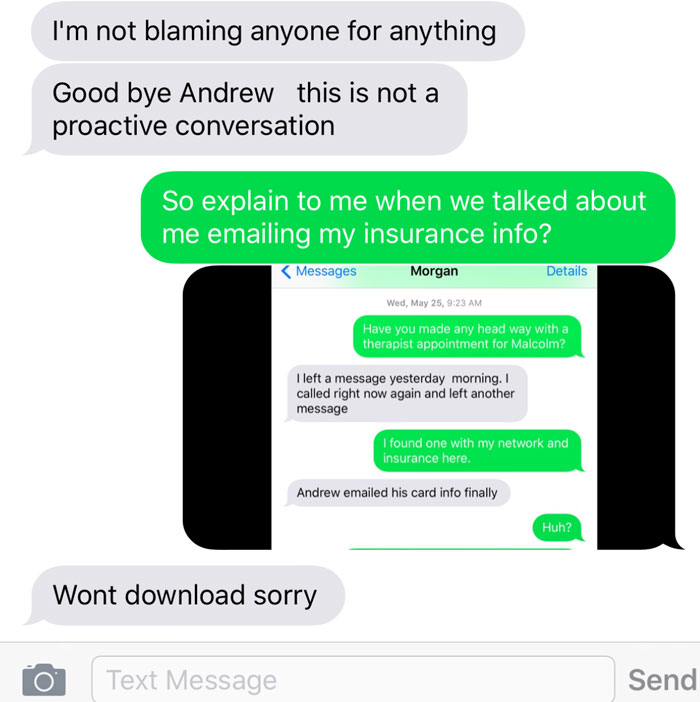 When You Call Out Your Ex For Lying To The School When She Accidentally Texted You