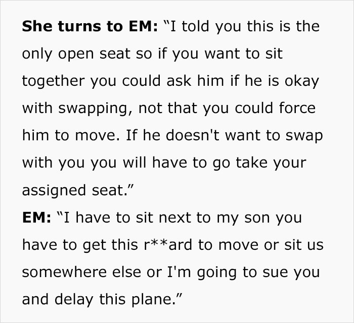 &ldquo;I&rsquo;m A Parent, So I Have To Save Money. Now Swap Seats&rdquo;: Entitled Mother Left Fuming After Man Who Paid Extra For Their Plane Seat Refuses To Move