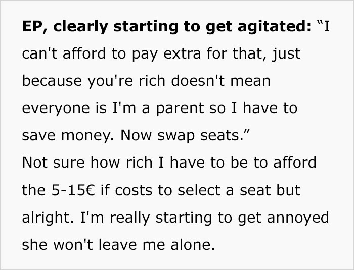 &ldquo;I&rsquo;m A Parent, So I Have To Save Money. Now Swap Seats&rdquo;: Entitled Mother Left Fuming After Man Who Paid Extra For Their Plane Seat Refuses To Move