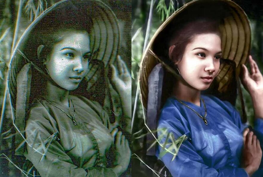 Portraiture Outside. Vietnam, The 1970s