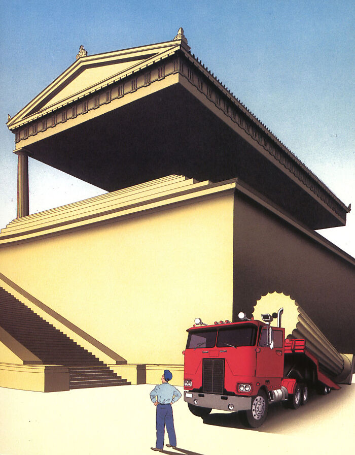 Meet Guy Billout's Brilliantly Ironic Illustrations That Transform The Ordinary Into The Extraordinary (New Pics)