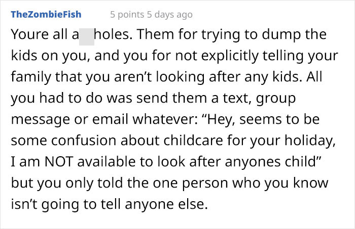 Family Plans A Cruise Without Telling One Cousin, Hoping She Will Watch All Of Their Kids, Are Furious When It's Time To Go And She's Not Home
