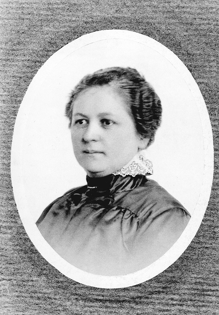 black and white Melitta Bentz portrait