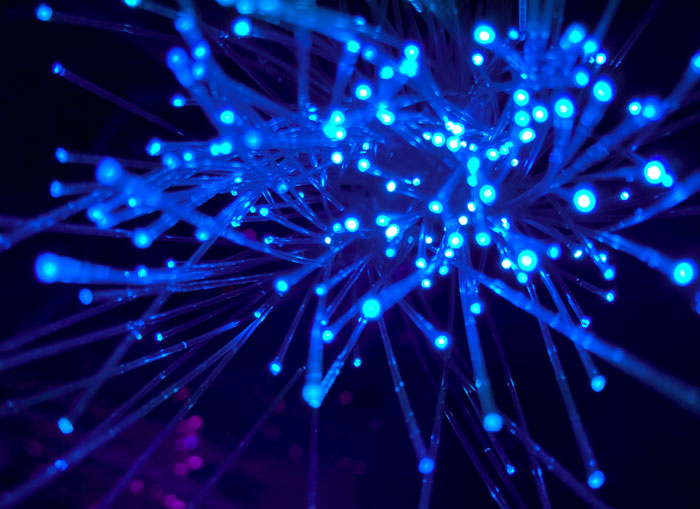 Optical fiber background