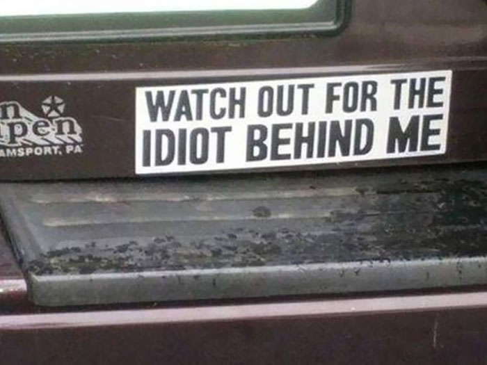 Best Bumper Sticker Troll