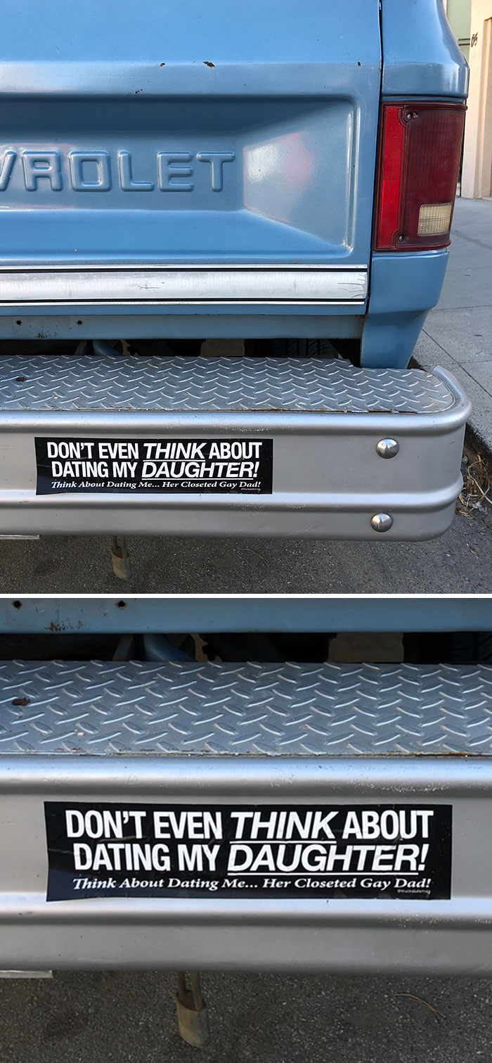 A Bumper Sticker That I Saw Today