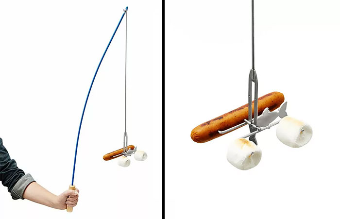 Product photo for Fishing Pole Campfire Roaster